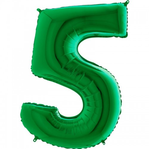 Balão Número 5 Verde